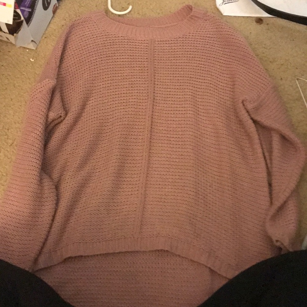 Pink sweater